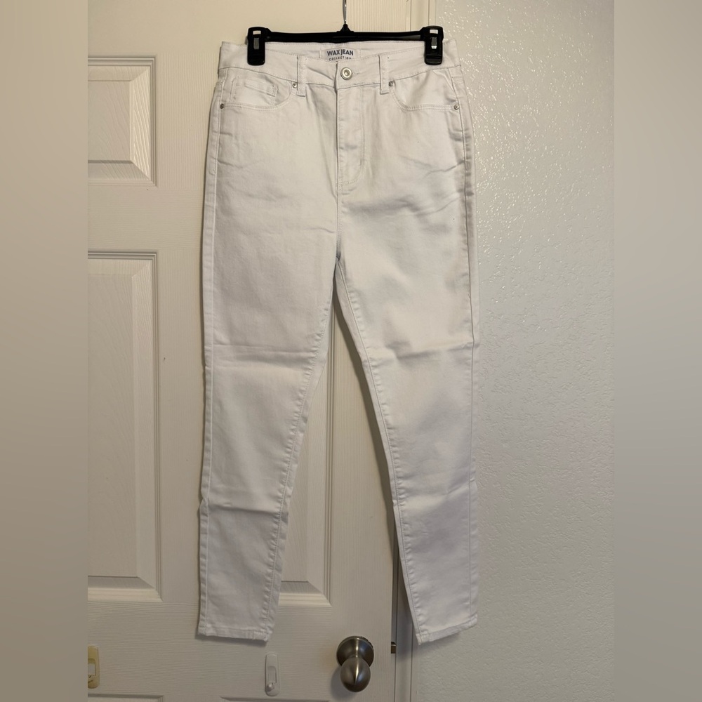 Wax Jeans Women’s Skinny Jeans, White, 11/30